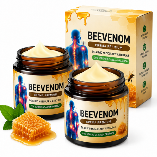 Crema BeeVenom – Alivio Natural y Rápido para Dolor de Espalda y Articulaciones (2026)