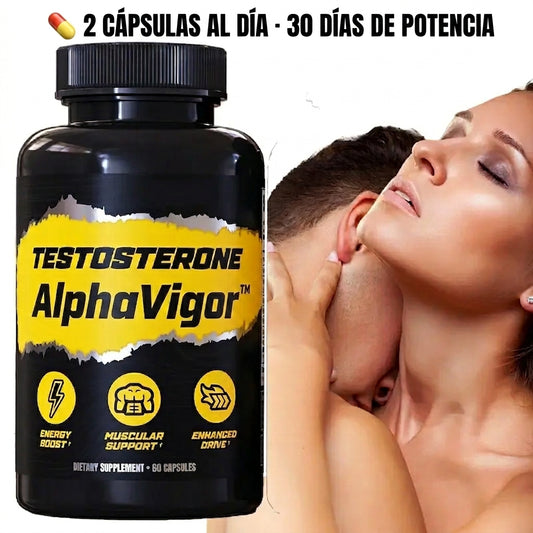 AlphaVigor™ Testosterone Booster - Potencia y Deseo Masculino